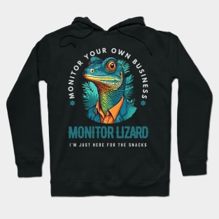 Monitor Lizard Humor Hoodie